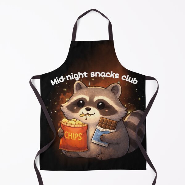 Item preview, Mid night snack club by raccoon designed and sold by DoneAndDusted.