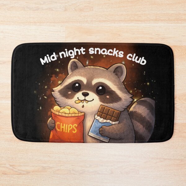 Item preview, Mid night snack club by raccoon  designed and sold by DoneAndDusted.