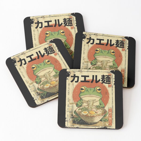 Item preview, Ramen Frog Vintage Japanese Noodle Lover Art - Kawaii Amphibian Foodie Design designed and sold by Bongocomic.