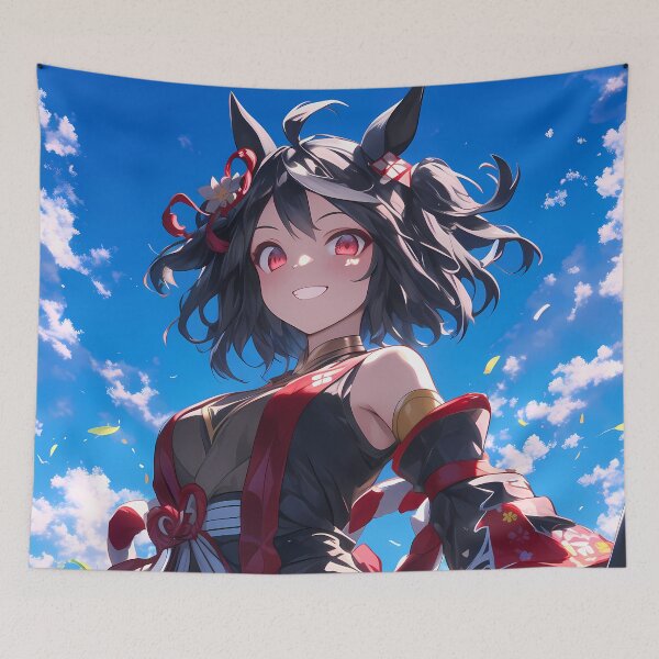 Item preview, Kitasan Black Uma Musume Pretty Derby Blue Sky Festival Smile designed and sold by 108Recordings.