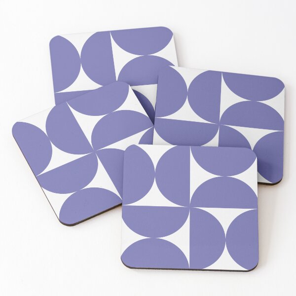Item preview, Bold Bauhaus Mid Century Minimalism 100 Very Peri Purple designed and sold by colourpoems.