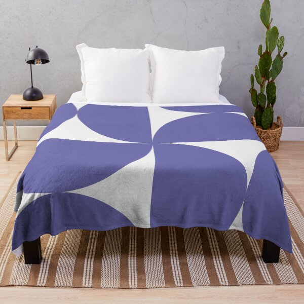 Item preview, Bold Bauhaus Mid Century Minimalism 100 Very Peri Purple designed and sold by colourpoems.