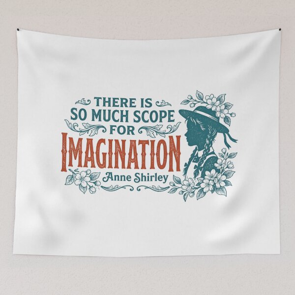 Item preview, There Is So Much Scope For Imagination Anne Shirley Quote Vintage designed and sold by Fenay Designs.