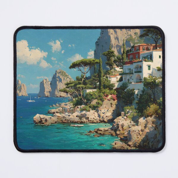 Item preview, Capri Cliffside Villas and Turquoise Sea designed and sold by daila70.