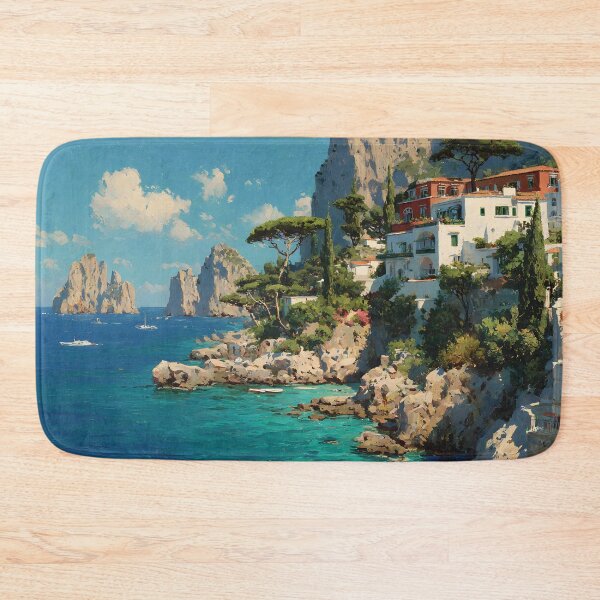 Item preview, Capri Cliffside Villas and Turquoise Sea designed and sold by daila70.