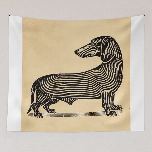 Item preview, Striped Dachshund Design designed and sold by lautir.