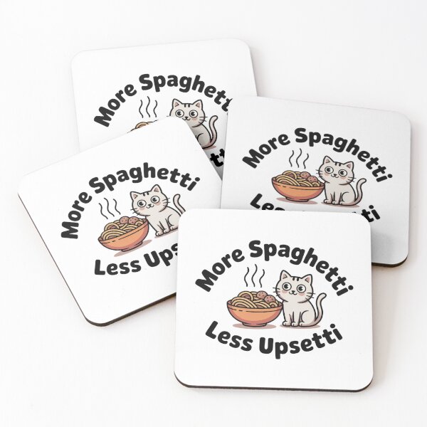Item preview, More Spaghetti Less Upsetti Cat designed and sold by qiroco.