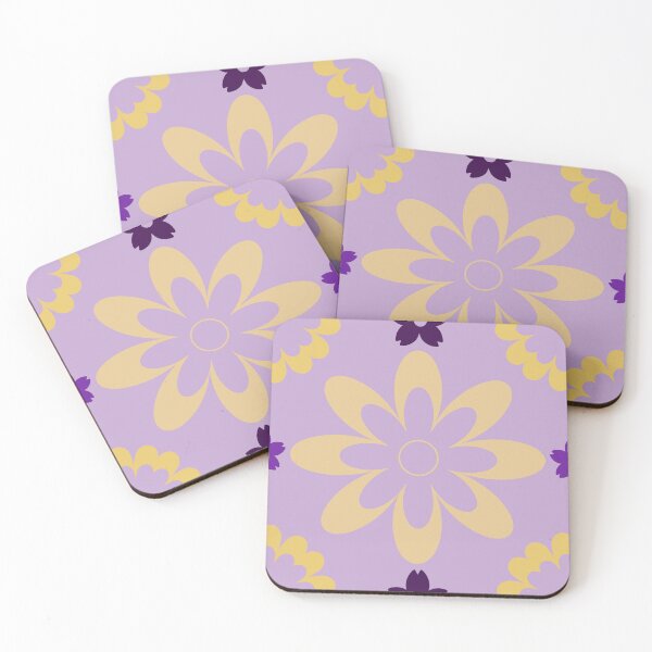 Item preview, Orange and Purple Flower Clash designed and sold by coribeth.