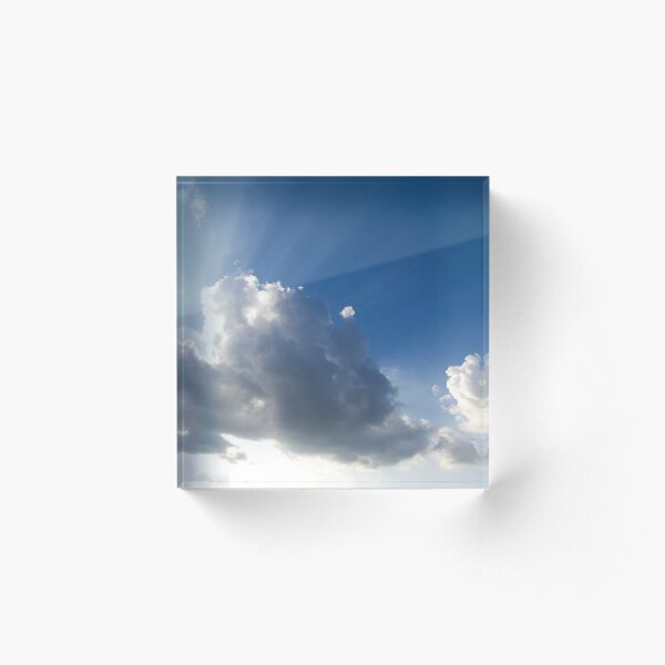 Item preview, Beautiful White Clouds and Sun Rays designed and sold by JAB Photos and Design.