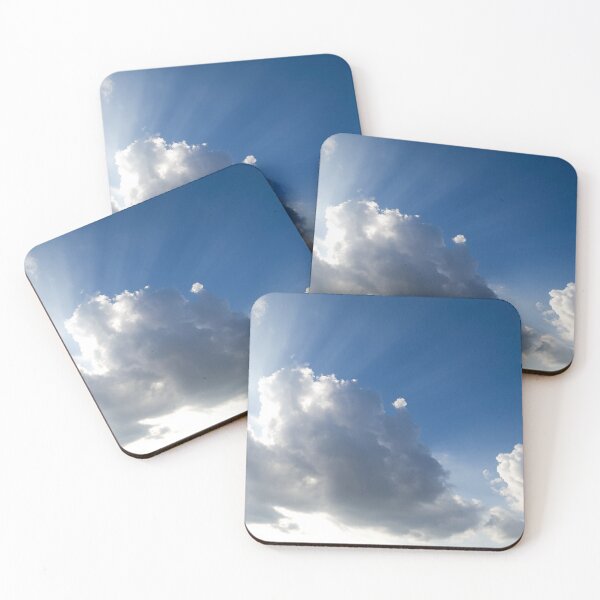 Item preview, Beautiful White Clouds and Sun Rays designed and sold by JAB Photos and Design.