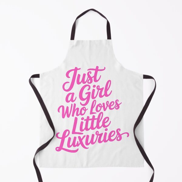 Item preview, Just A Girl Who Loves Little Luxuries – Cute Girly Quote designed and sold by PMCreative.