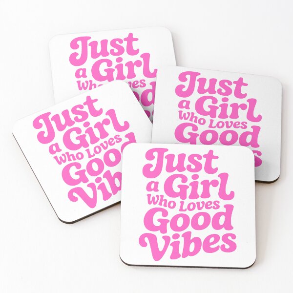 Item preview,  Just a girl who loves good vibes designed and sold by PMCreative.