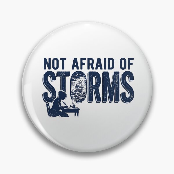Item preview, Not Afraid Of Storms Little Women Jo March Silhouette designed and sold by Fenay Designs.