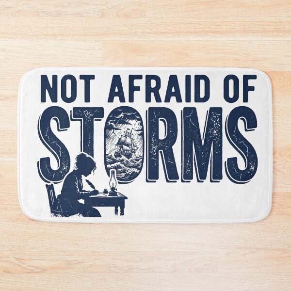 Item preview, Not Afraid Of Storms Little Women Jo March Silhouette designed and sold by Fenay Designs.