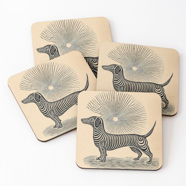 Item preview, Dachshund with Radiant Sun designed and sold by lautir.