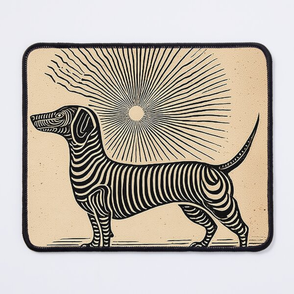 Item preview, Dachshund with Radiant Sun designed and sold by lautir.