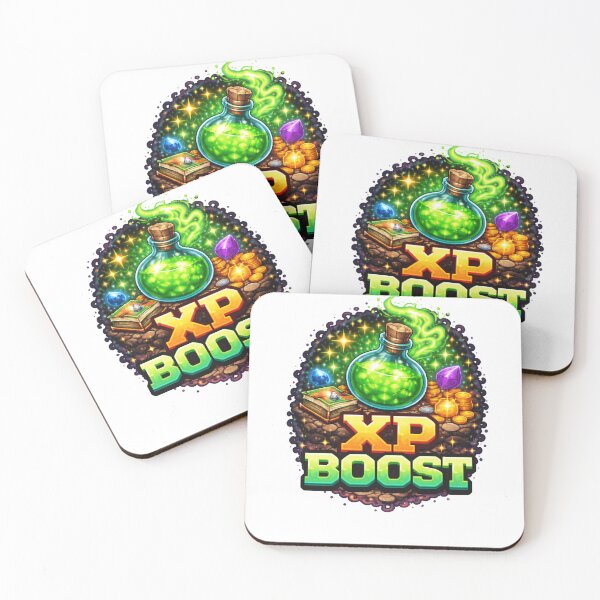 Item preview, XP Boost Retro Pixel RPG Gamer Design designed and sold by PixelForge24.