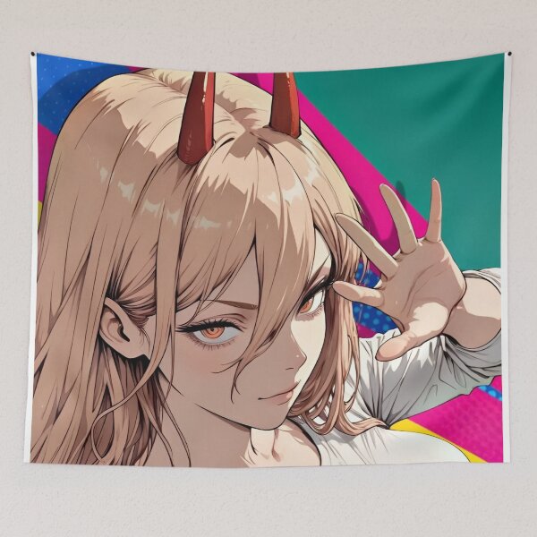 Item preview, Pop Art Devil Girl – Colorful Anime Demon Aesthetic designed and sold by Dyan4.