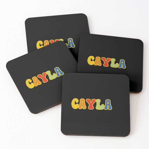 Item preview, ❤️ Cayla Personalized Name Wavy Retro Shirt, Coffee Mug, Sticker Gift designed and sold by HelixPedia.