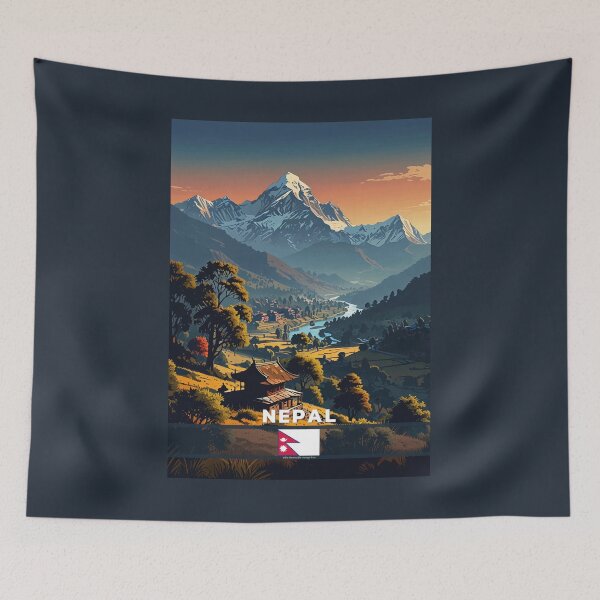 Item preview, Nepal Travel  designed and sold by Thistle-TShop.