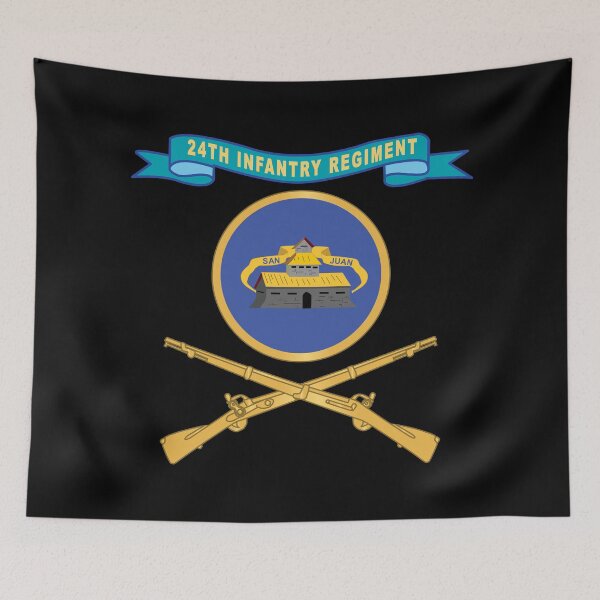 Item preview, Army - 24th Infantry Regiment w Ribbon - Br X 300 designed and sold by Military Insignia Products.