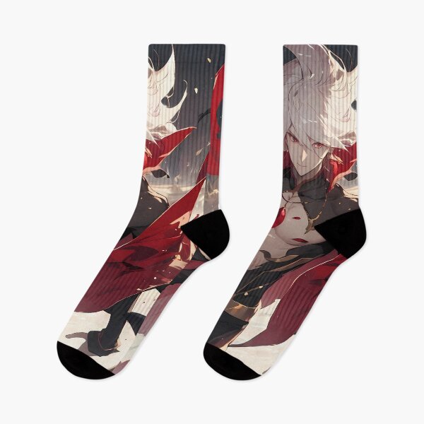 Item preview, Red Lancer Karna Fate Grand Order Crimson Aura Warrior Anime Power Light Rise designed and sold by 108Recordings.