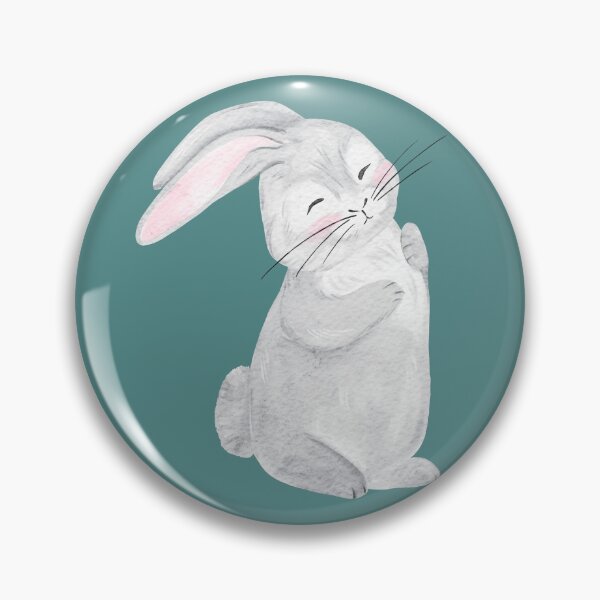 Item preview, Sweet Relaxed Bunny Illustration designed and sold by Sagi Jane Art.