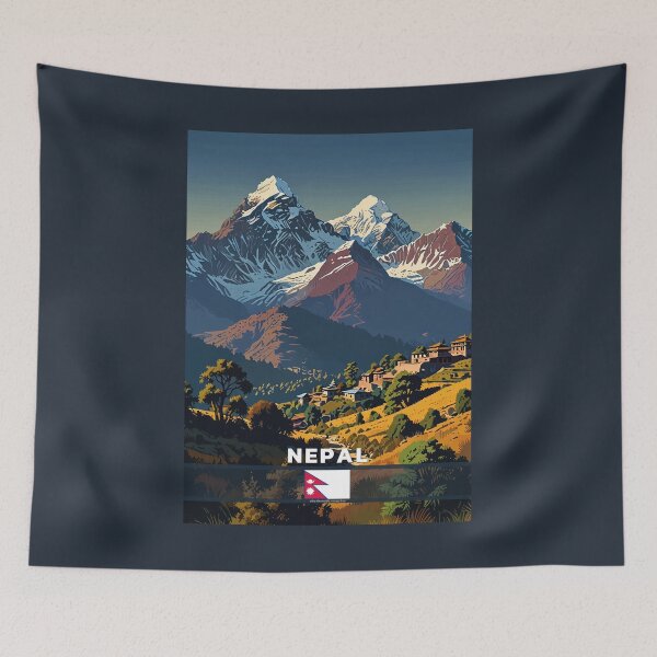 Item preview, Nepal Travel  designed and sold by Thistle-TShop.