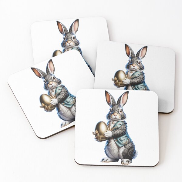 Item preview, Golden Easter Egg 3D Rabbit designed and sold by JediKittenWars.