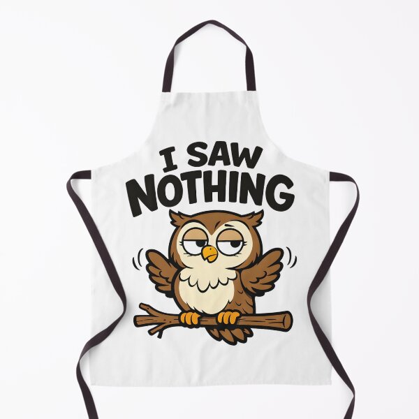 Item preview, Funny Owl Shirt – I Saw Nothing – Sarcastic Owl Humor designed and sold by bazstees54.