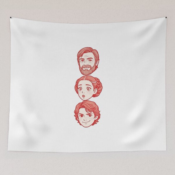 Item preview, Cute Obi-Wan, Padmé & Anakin Star Wars Fan Art designed and sold by Reyxava.