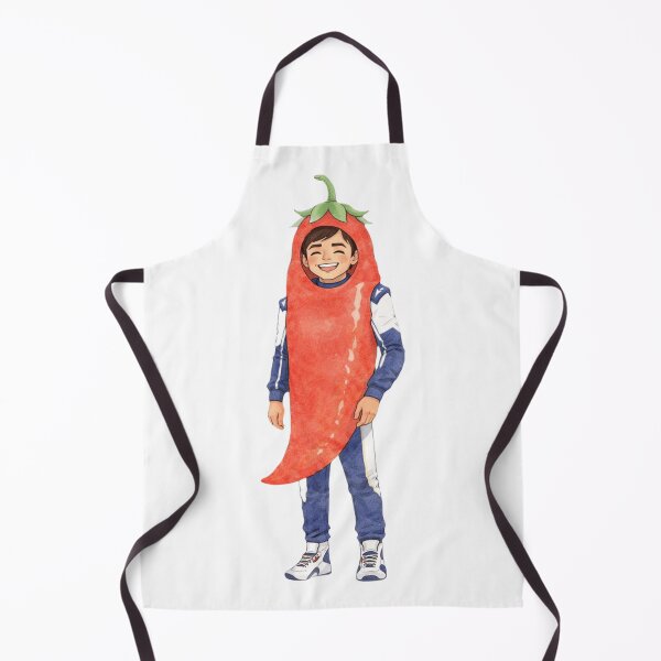 Item preview, Carlos Sainz Funny Chili Costume Formula 1 Fan Art designed and sold by Reyxava.