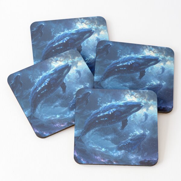 Item preview, Whale - Cosmic Artwork designed and sold by QuantumDrift.