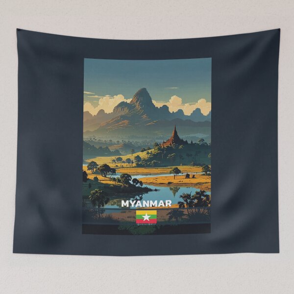 Item preview, Myanmar Travel  designed and sold by Thistle-TShop.