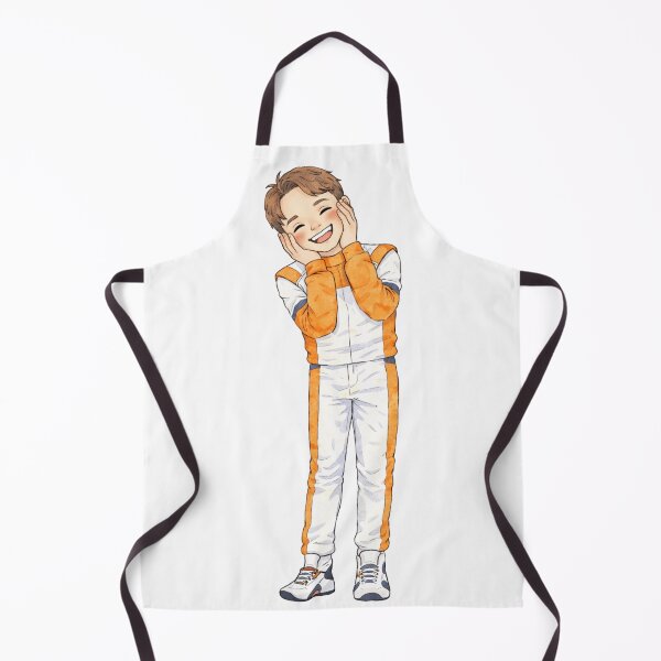 Item preview, Oscar Piastri Cute Cartoon Formula 1 Fan Art designed and sold by Reyxava.