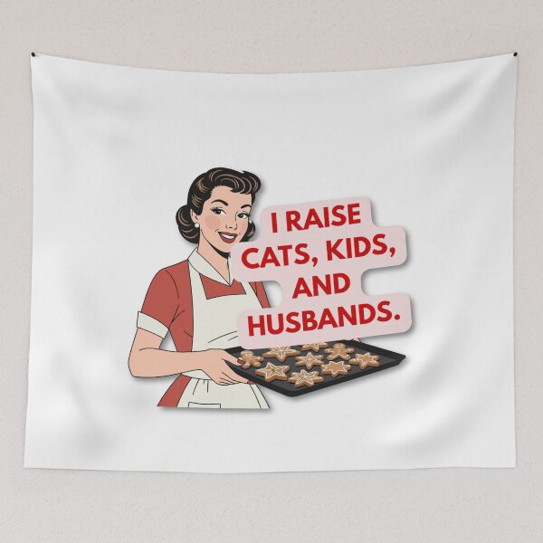 Item preview, Vintage Sarcasm Cats Kids Husbands designed and sold by pulse_retail.