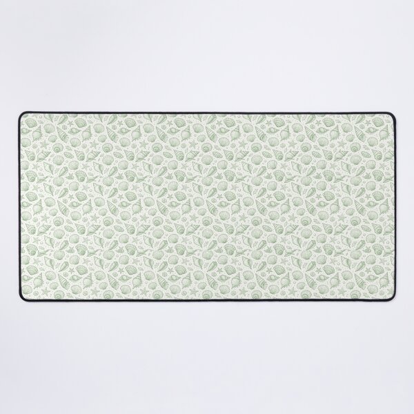 Item preview, hand drawn light green sea shells designed and sold by VIBEMARTbyeljo.