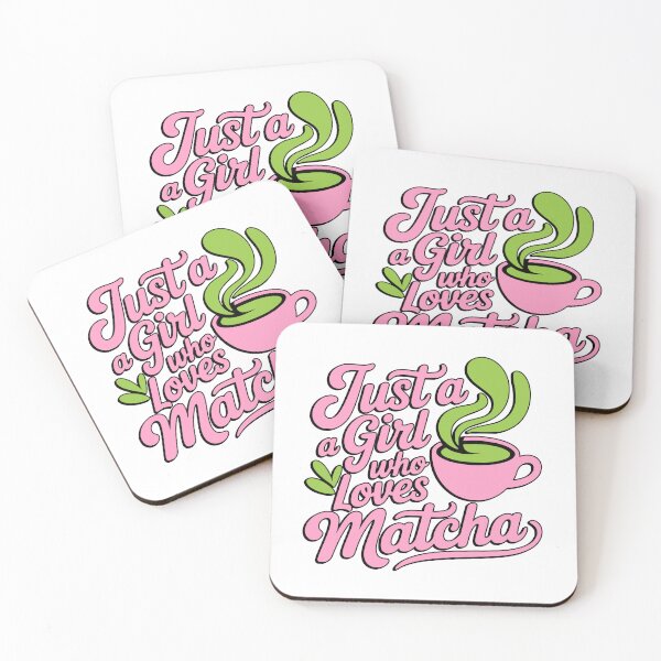 Item preview, Just a Girl Who Loves Matcha Cute Typography designed and sold by PMCreative.