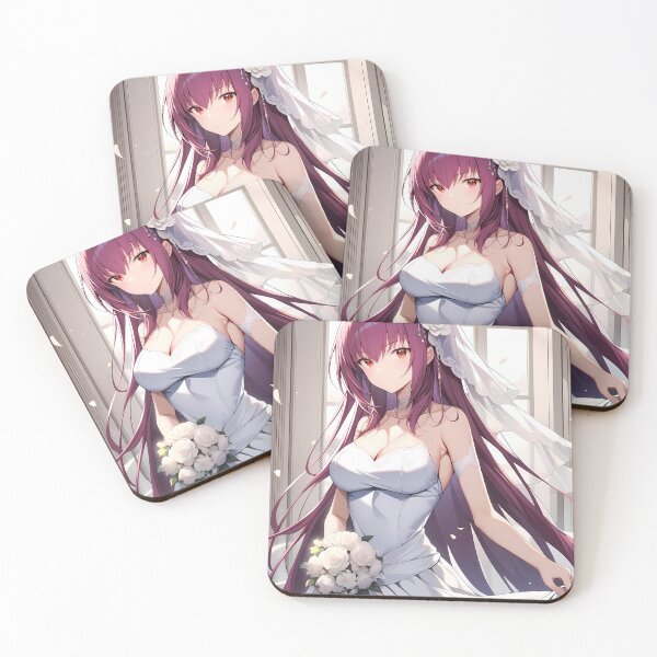 Item preview, Elegant Lancer Scathach Sukasaha Fate Grand Order White Wedding Grace designed and sold by 108Recordings.