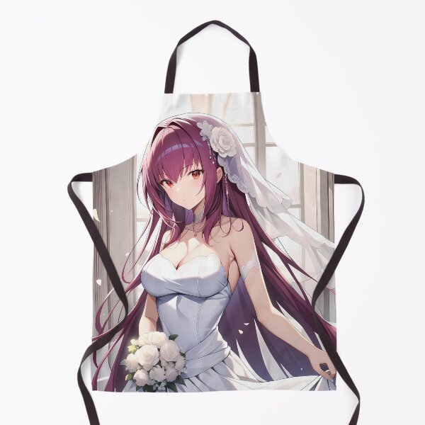 Item preview, Elegant Lancer Scathach Sukasaha Fate Grand Order White Wedding Grace designed and sold by 108Recordings.