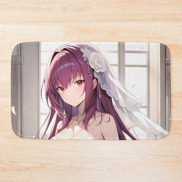Item preview, Elegant Lancer Scathach Sukasaha Fate Grand Order White Wedding Grace designed and sold by 108Recordings.