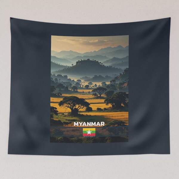 Item preview, Myanmar Travel  designed and sold by Thistle-TShop.