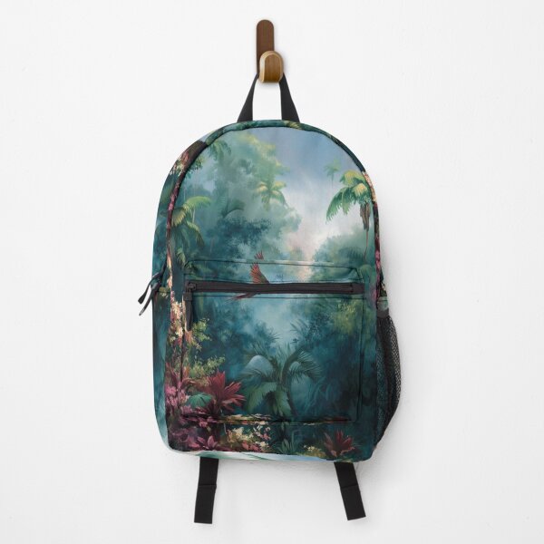 Item preview, A Scarlet Macaw flying through a lush rainforest canopy, Birds in Motion designed and sold by CDC40.