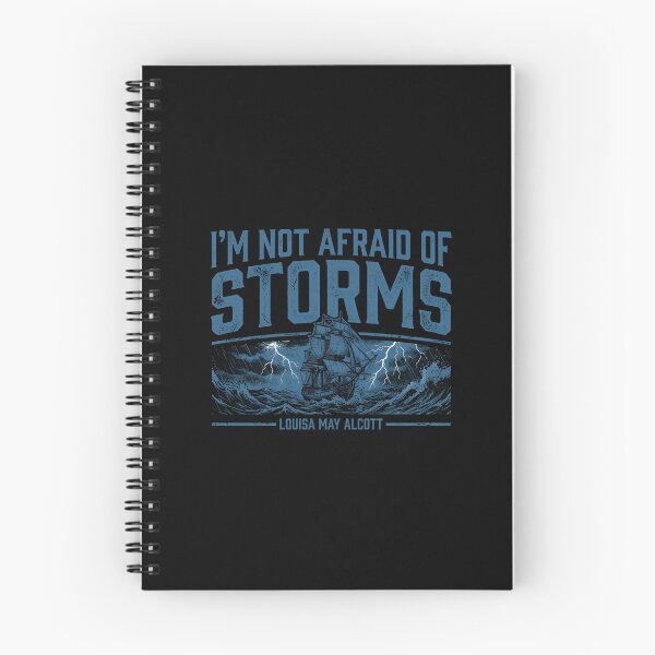 Item preview, I'm Not Afraid Of Storms Louisa May Alcott Little Women designed and sold by Fenay Designs.