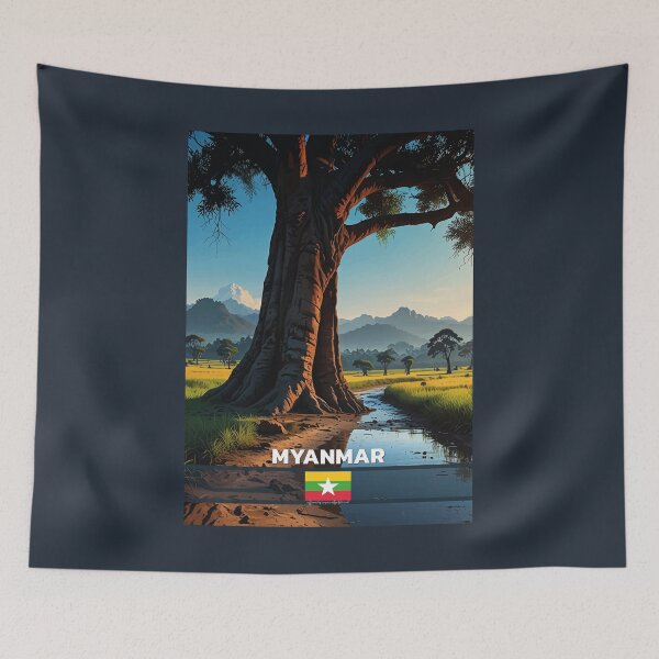 Item preview, Myanmar Travel  designed and sold by Thistle-TShop.