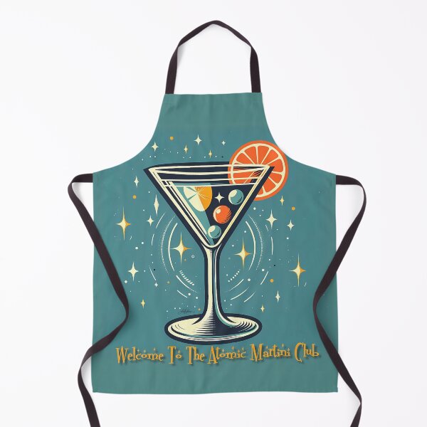 Item preview, Welcome To The Atomic Martini Club Retro Futuristic Space Age Stars designed and sold by Lee Hiller Designs.