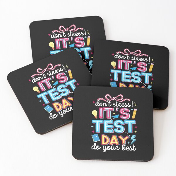 Item preview, Rock The Test Don't Stress Just Do Your Best Teacher Testing Coquette Bow designed and sold by b3ida-zl.
