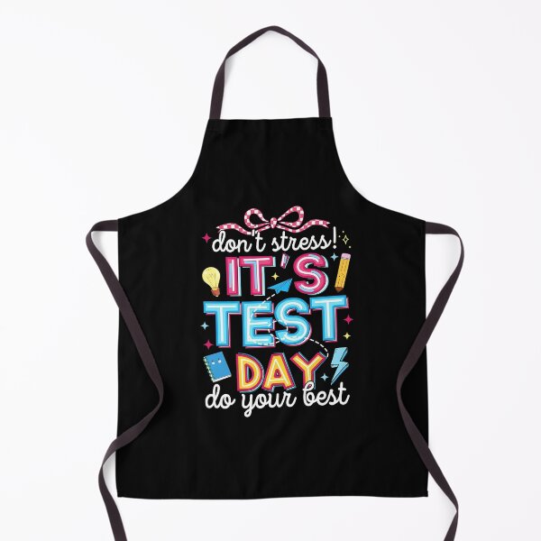 Item preview, Rock The Test Don't Stress Just Do Your Best Teacher Testing Coquette Bow designed and sold by b3ida-zl.