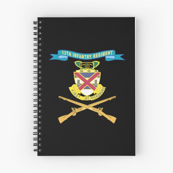 Item preview, Army - 13th Infantry Regiment - DUI w Ribbon - Br X 300 designed and sold by Military Insignia Products.