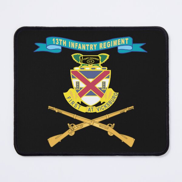 Item preview, Army - 13th Infantry Regiment - DUI w Ribbon - Br X 300 designed and sold by Military Insignia Products.